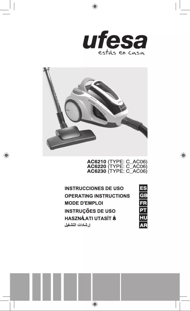Página 1 del manual Manual de usuario Ufesa AC6210