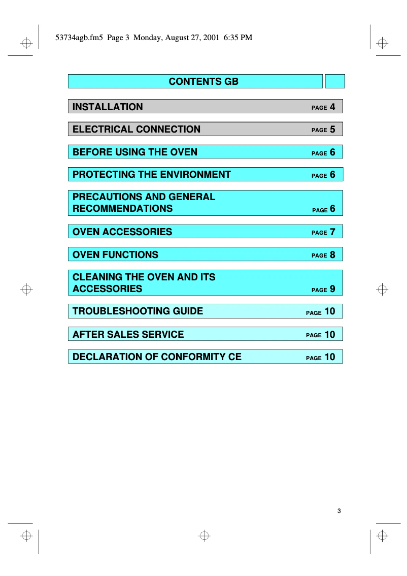 Page 1 de la notice Manuel utilisateur Whirlpool AKZ 151 AV