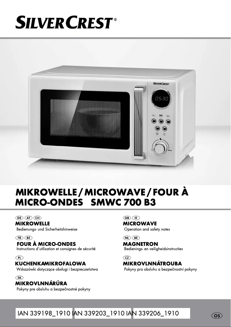 Página 1 del manual Manual de usuario SilverCrest SMWC 700 A2