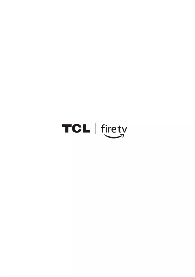 Página 1 del manual Manual de usuario TCL 40SF540