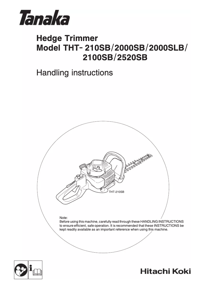 Page 1 de la notice Manuel utilisateur Tanaka THT-2520SB