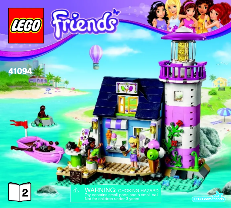 Page 1 de la notice Manuel utilisateur Lego Friends 41094