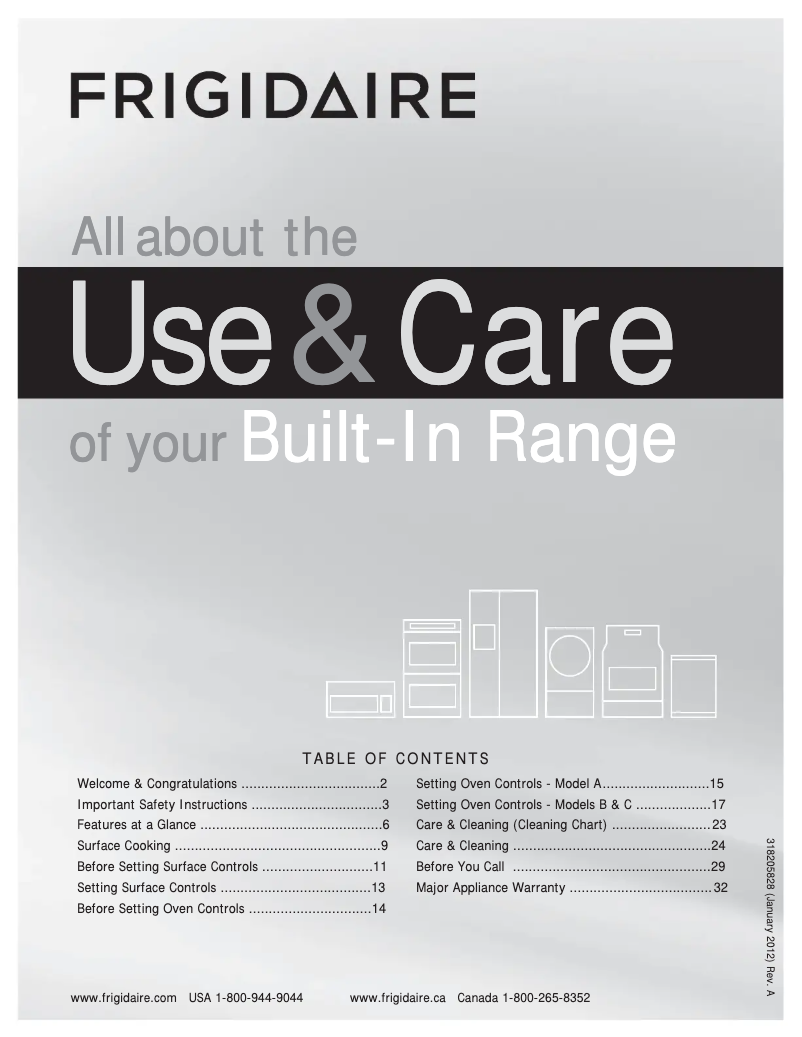 Page 1 de la notice Manuel utilisateur Frigidaire FFES3025LB