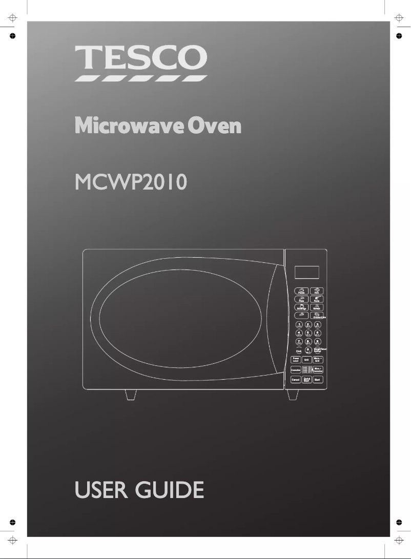 Página 1 del manual Manual de usuario Tesco MCWP2010