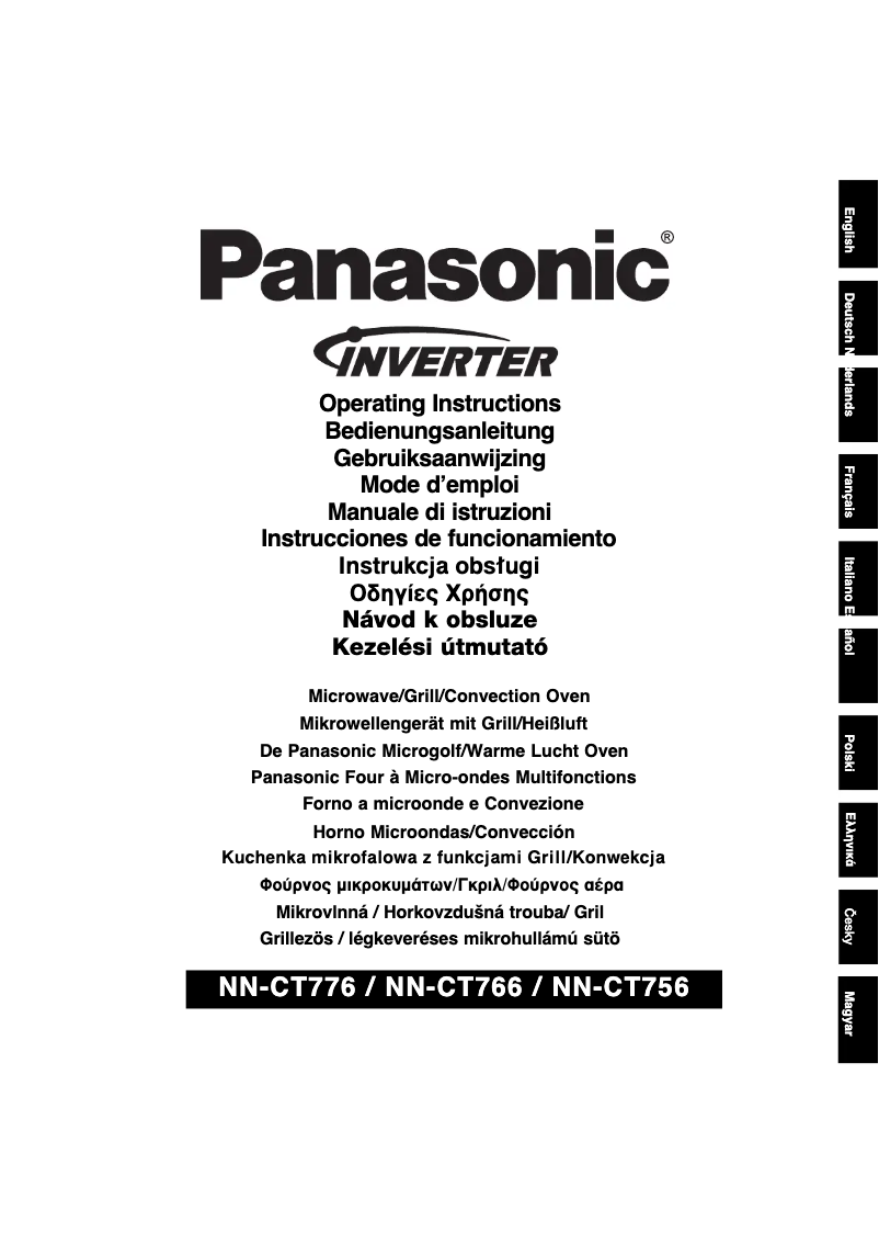 Página 1 del manual Manual de usuario Panasonic NN-CT776