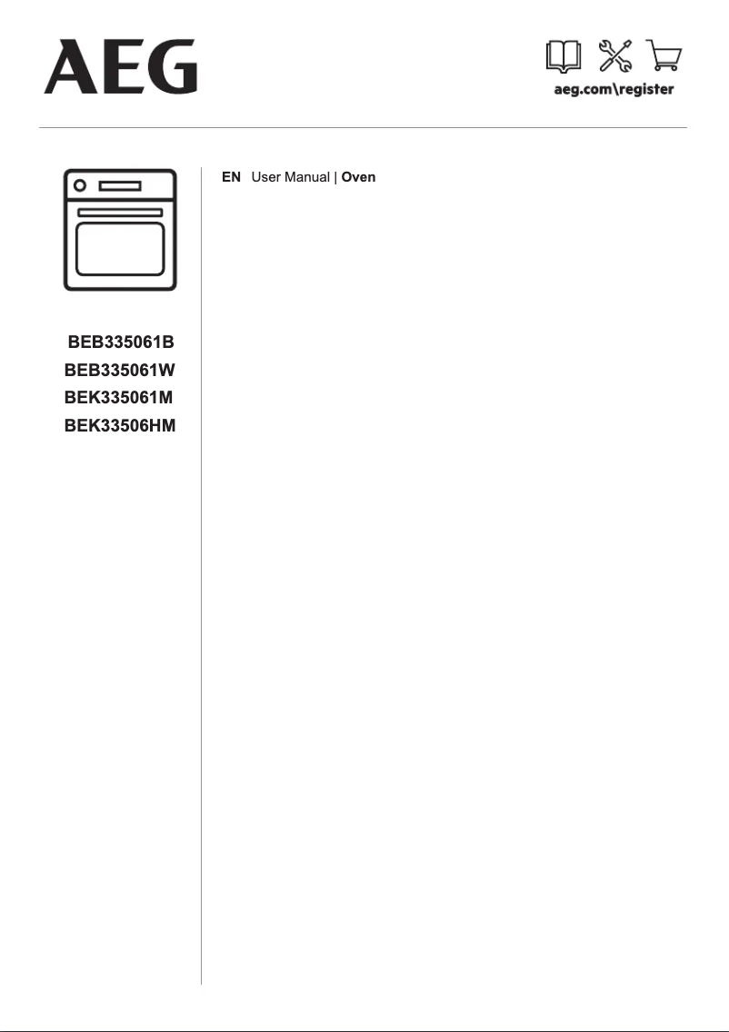 Page 1 de la notice Manuel utilisateur AEG BEK335061M