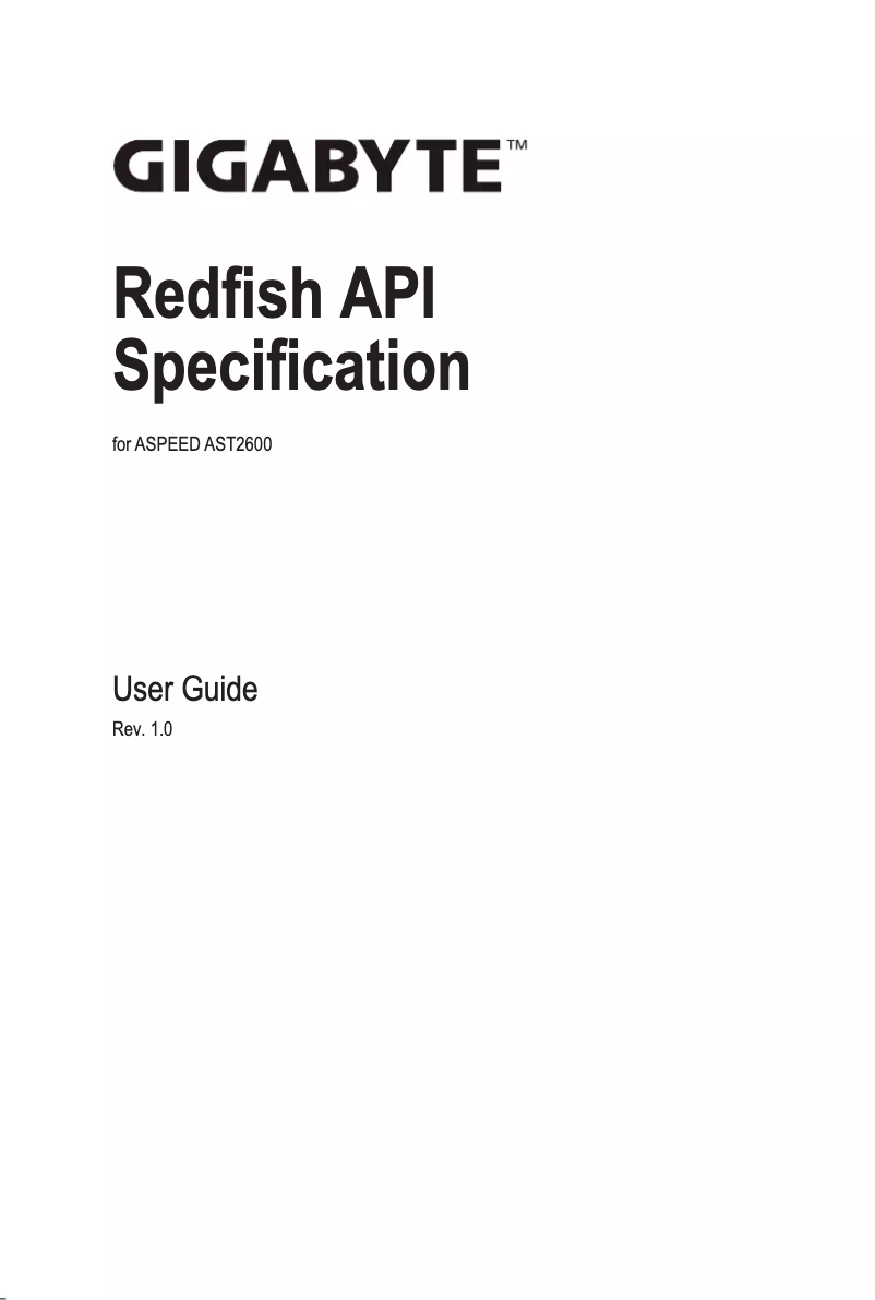 Page 1 of the manual Technical Sheet Gigabyte R263-Z30