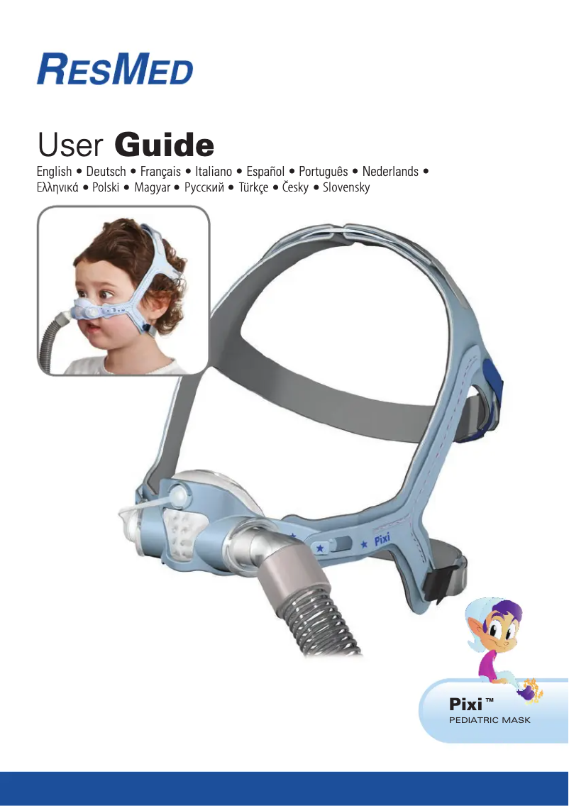 Página 1 del manual Manual de usuario ResMed Pixi