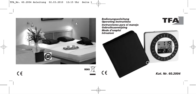 Page 1 de la notice Manuel utilisateur TFA 60.2004