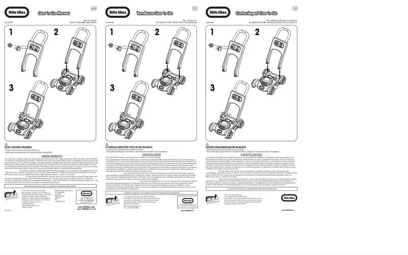 Page 1 de la notice Manuel utilisateur Little Tikes 633614MX2