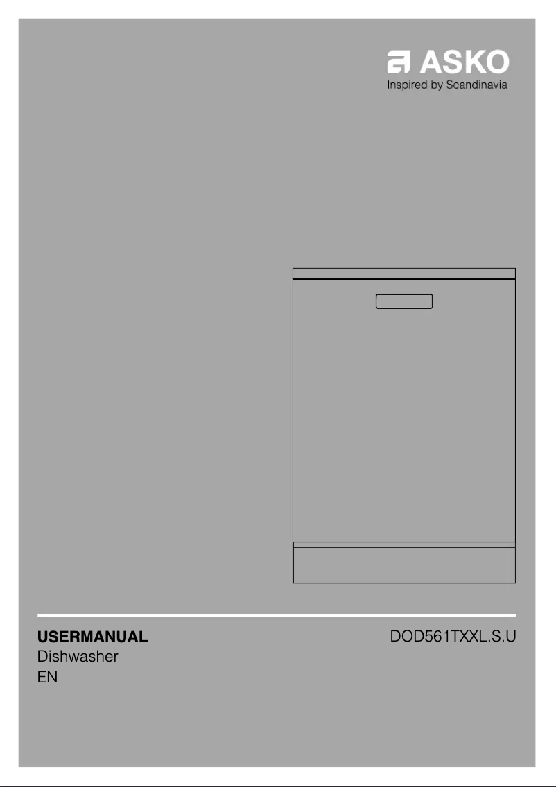 Page 1 de la notice Manuel utilisateur Asko DOD561TXXL.S.U