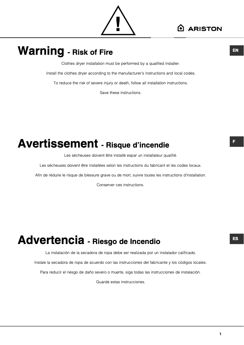 Page 1 de la notice Manuel utilisateur Summit TCL73XNAADA