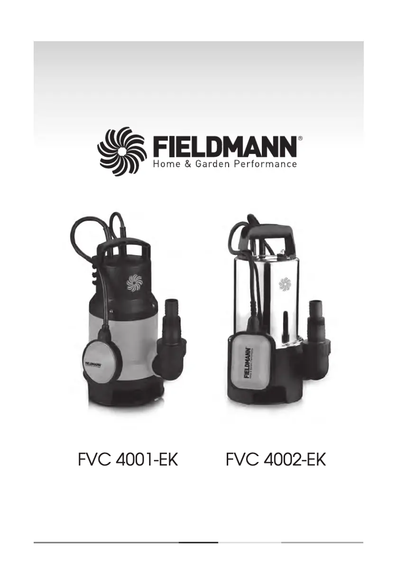 Page 1 of the manual User Manual Fieldmann FVC 4001 EK