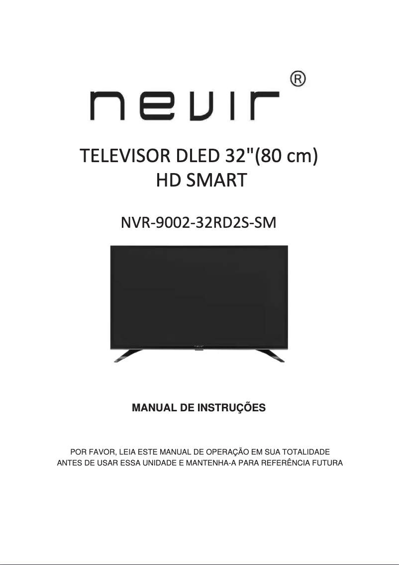 Page 1 de la notice Manuel utilisateur Nevir NVR-9002-32RD2S-SM