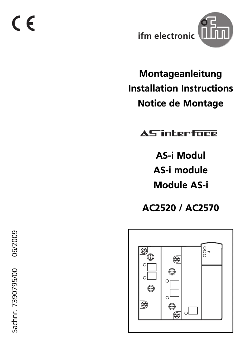 Página 1 del manual Manual de usuario IFM AC2520