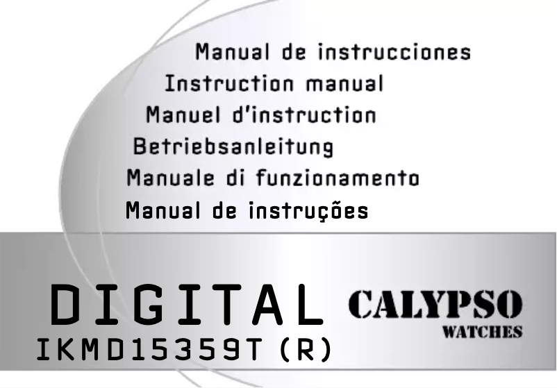 Page 1 de la notice Manuel utilisateur Calypso K5739