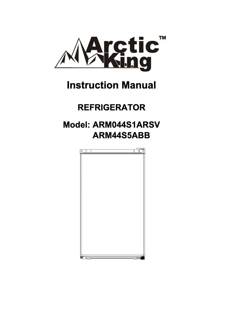 Page 1 de la notice Manuel utilisateur Midea ARM44S5ABB