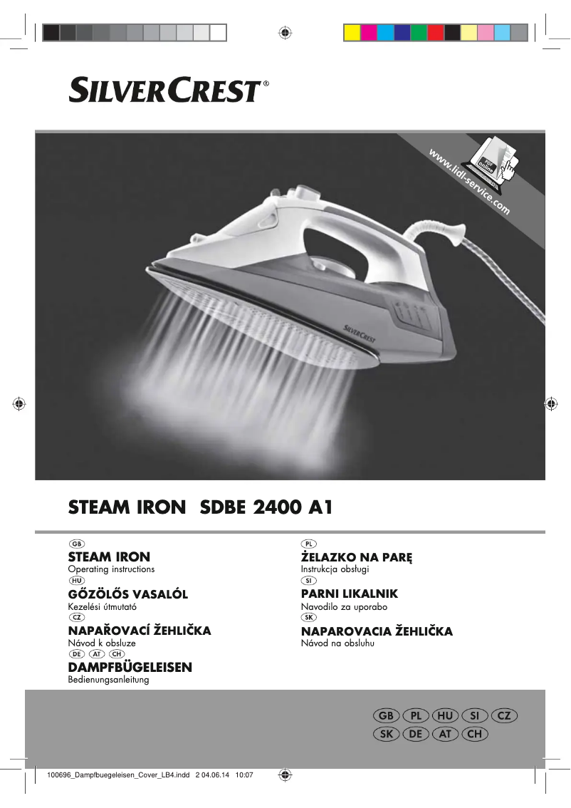 Page 1 de la notice Manuel utilisateur SilverCrest SDBE 2400 A1