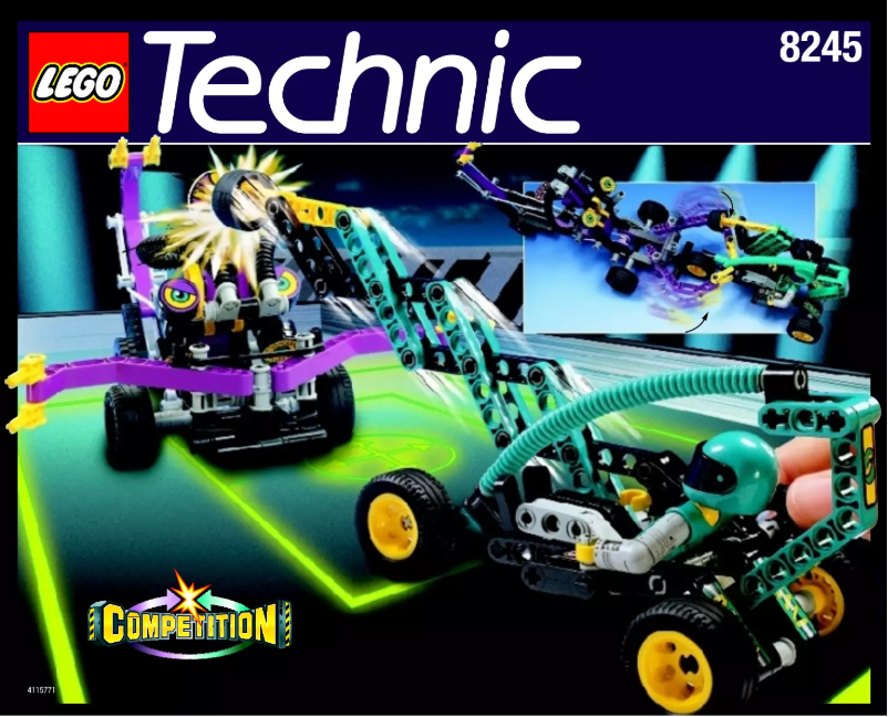 Página 1 del manual Manual de usuario Lego Racers 8245