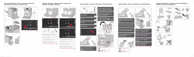 Page 1 de la notice Manuel utilisateur Miele Silence CM 5410