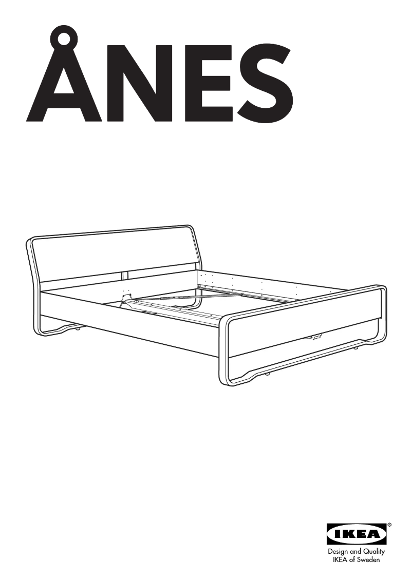 Page 1 de la notice Manuel utilisateur Ikea ANES