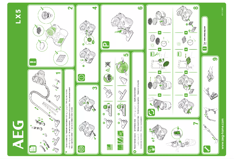 Página 1 del manual Manual de usuario AEG LX5-2-ANIM