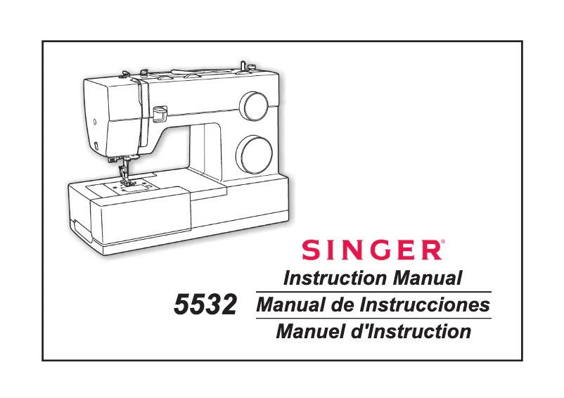 Página 1 del manual Manual de usuario Singer Heavy Duty 5532
