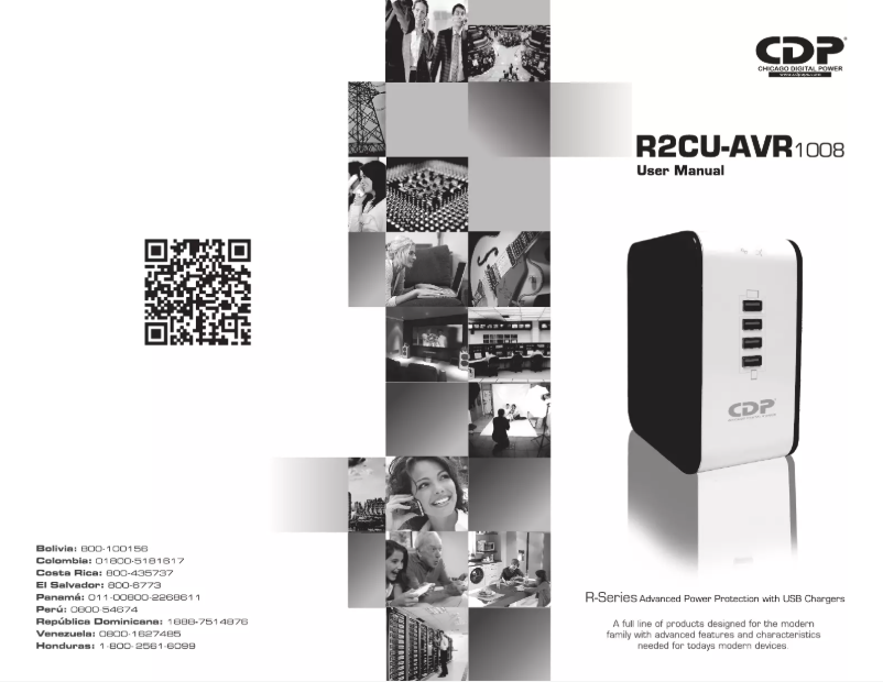 Page 1 de la notice Manuel utilisateur CDP R2CU-AVR1008