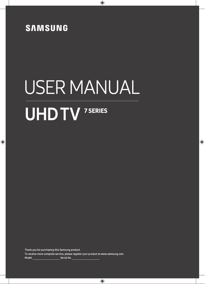 Página 1 del manual Manual de usuario Samsung UE65RU7100