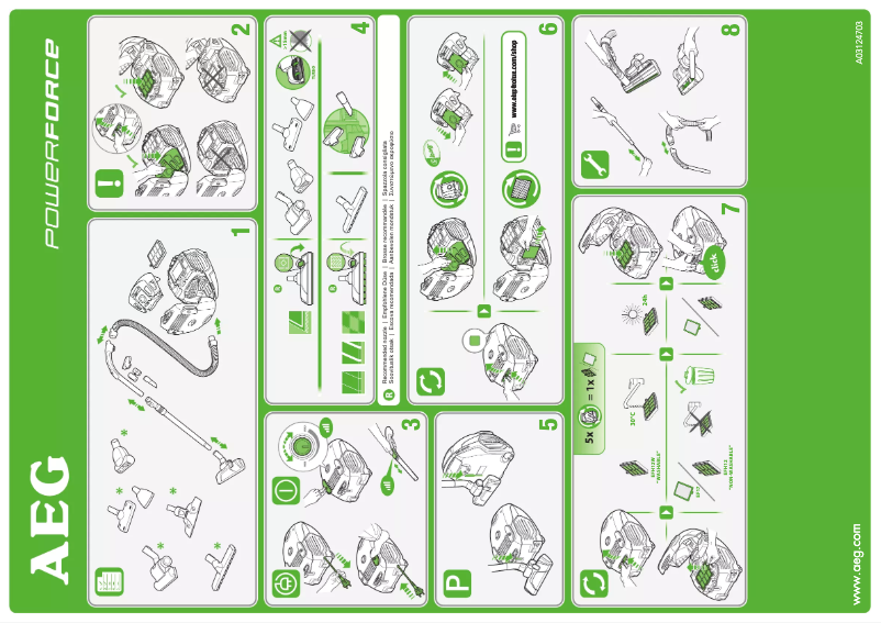 Página 1 del manual Manual de usuario AEG PowerForce APF6150