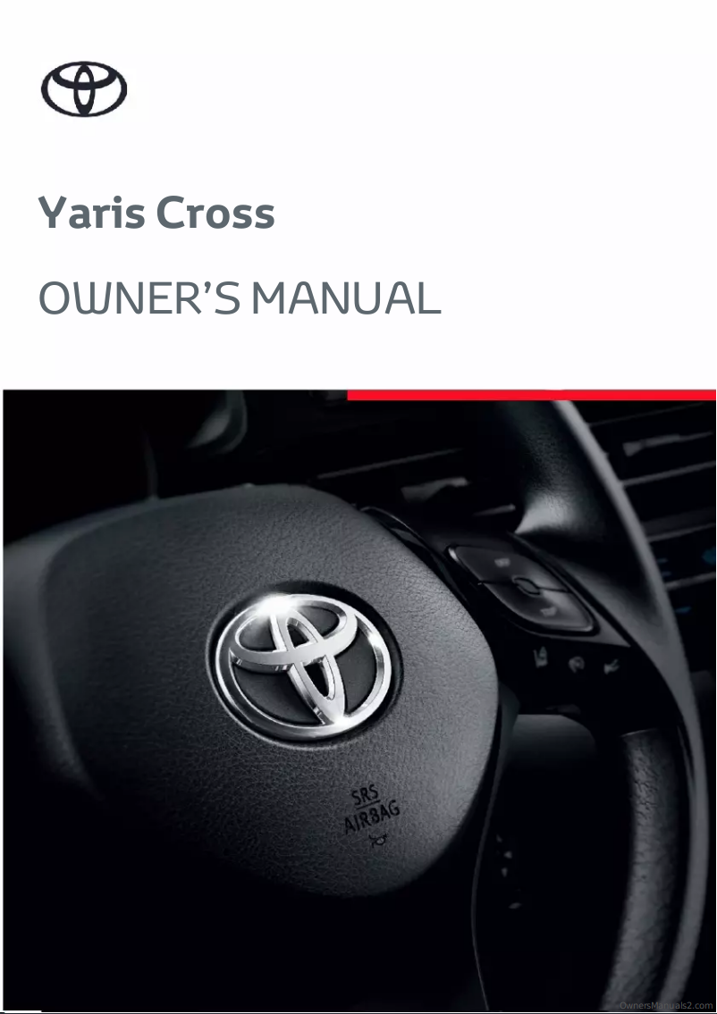 Page 1 de la notice Manuel utilisateur Toyota Yaris Cross (2023)