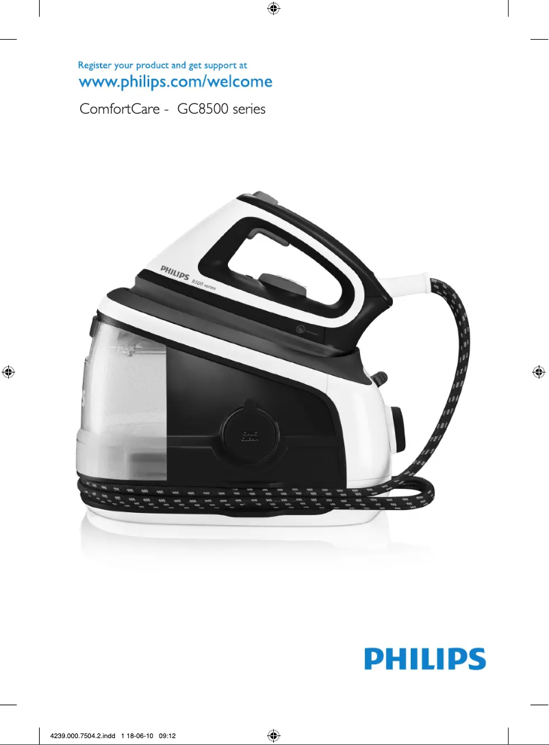 Page n°1 - Manuel utilisateur Philips 8500 series GC8565