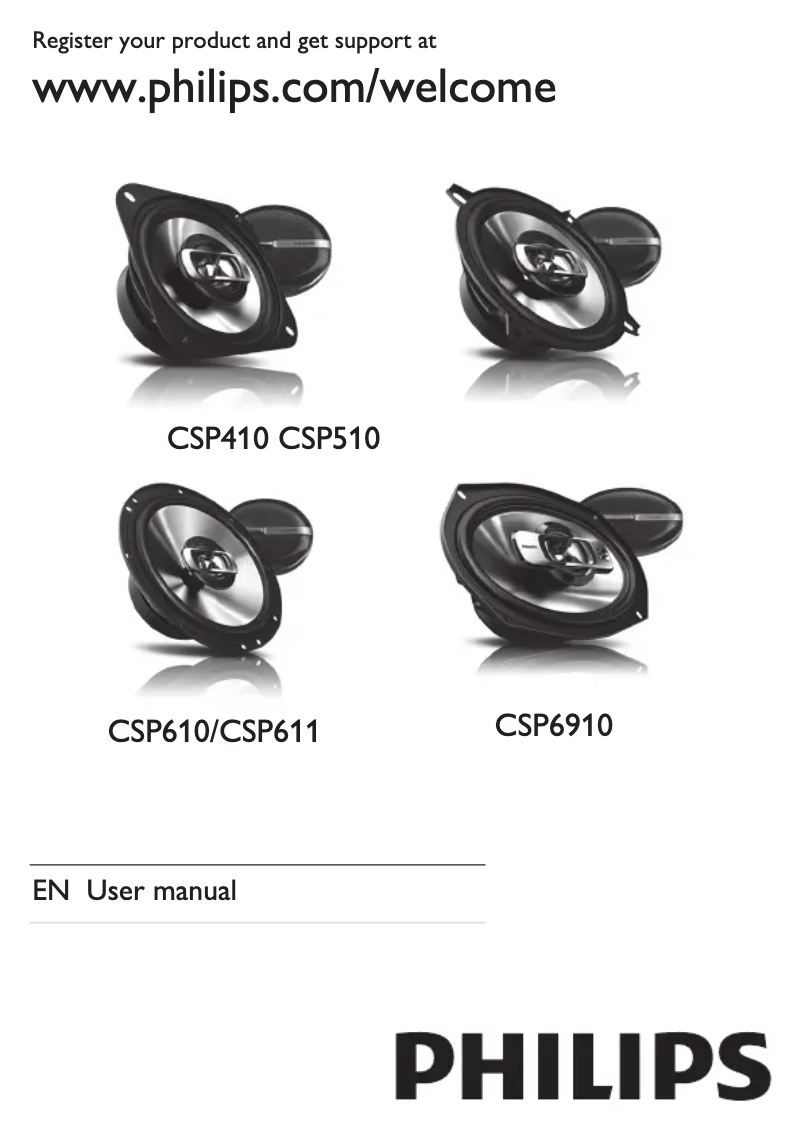 Página 1 del manual Manual de usuario Philips CSP611