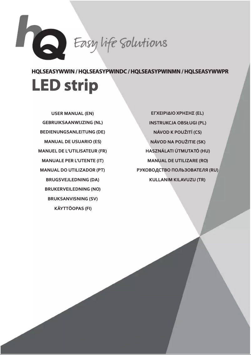 Page 1 of the manual User Manual HQ HQLSEASYPWINMN