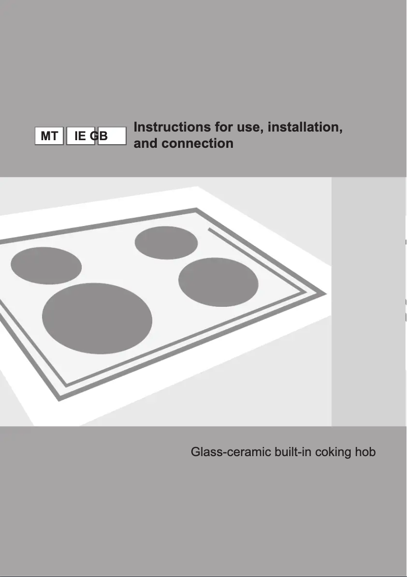 Página 1 del manual Manual de usuario Gorenje ECT680CSC