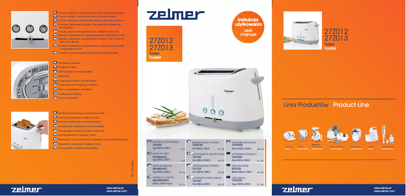 Página 1 del manual Manual de usuario Zelmer 27Z012