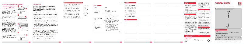 Page 1 de la notice Manuel utilisateur Morphy Richards 980583