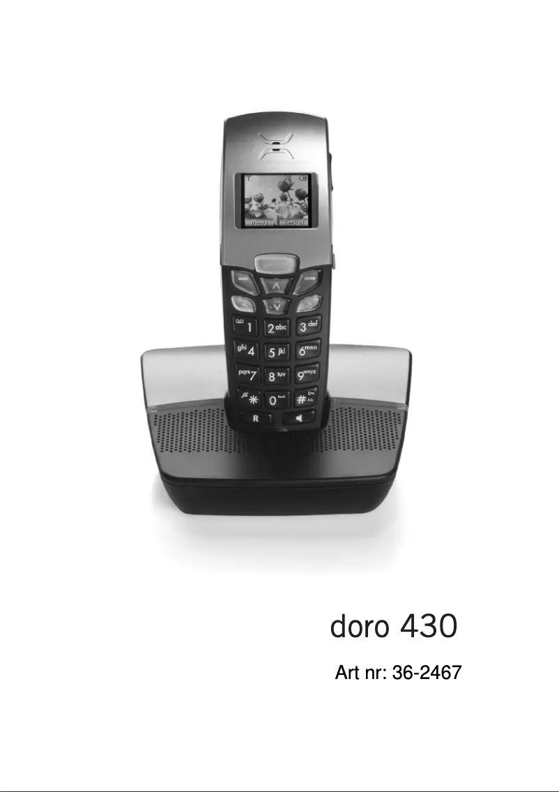 Página 1 del manual Manual de usuario Doro 430