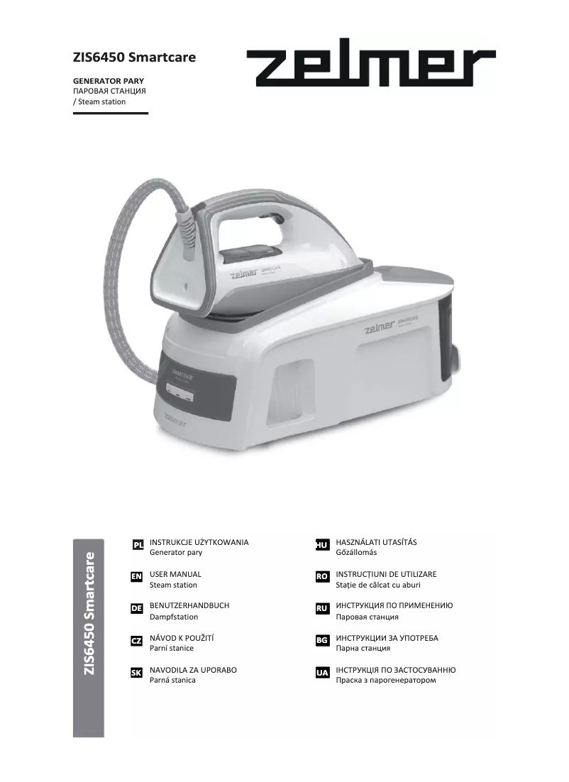 Page 1 of the manual User Manual Zelmer ZIS6450 Smartcare