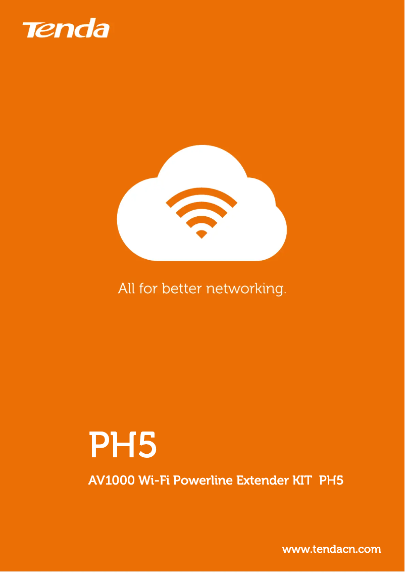Página 1 del manual Ficha técnica Tenda PH5