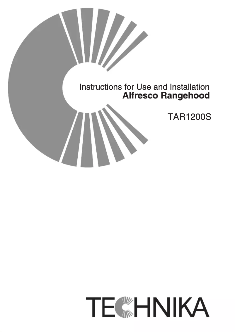 Página 1 del manual Manual de usuario Technika TAR1200S