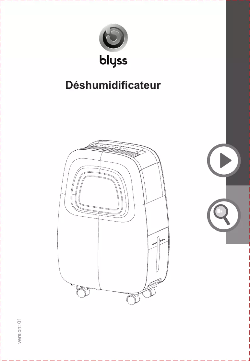 Page 1 de la notice Manuel utilisateur Blyss WHD-312EC
