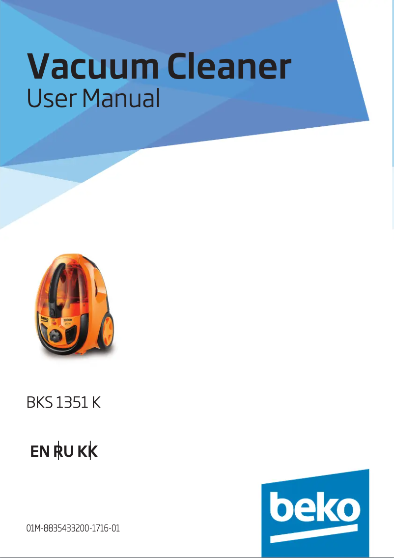 Page 1 de la notice Manuel utilisateur Beko BKS 1351 K