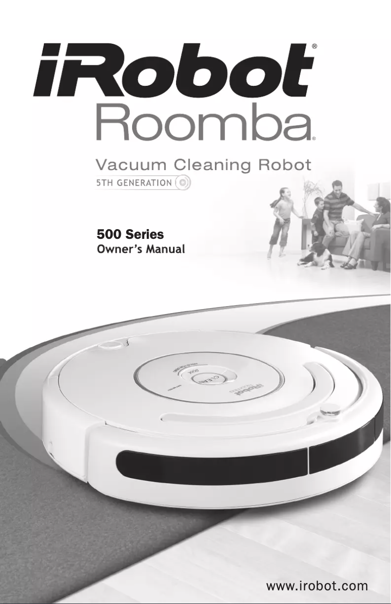 Image de la première page du manuel de l'appareil Roomba 563