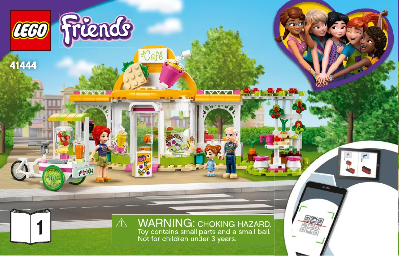 Page 1 de la notice Manuel utilisateur Lego Friends 41444