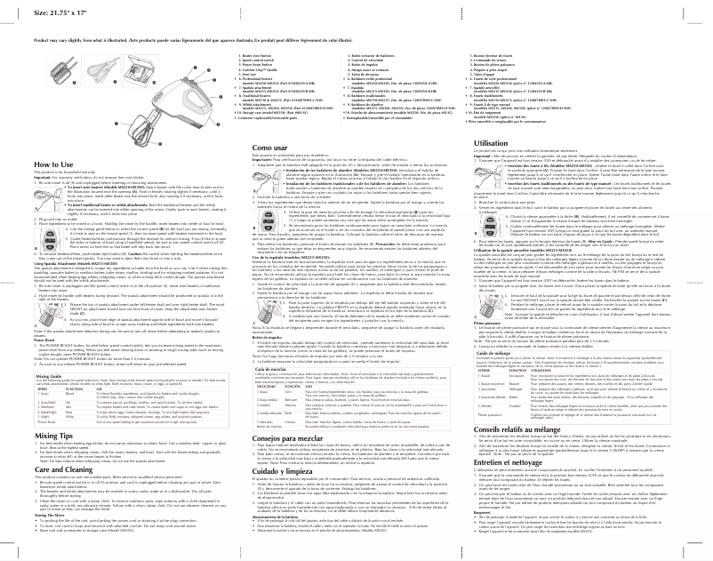 Página 1 del manual Manual de usuario Applica MX150