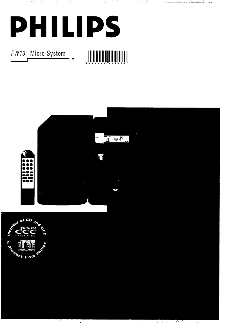 Página 1 del manual Manual de usuario Philips FW15