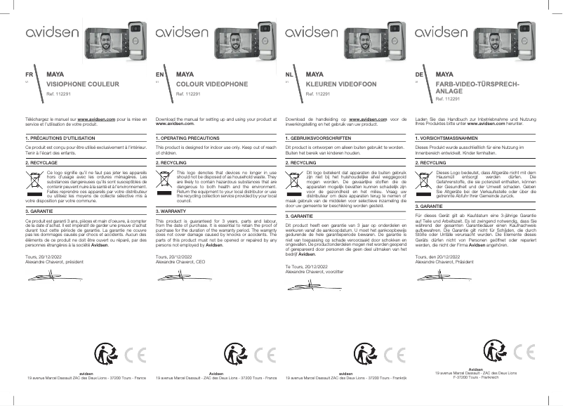 Page 1 of the manual User Manual Philips WelcomeHive Pro 2
