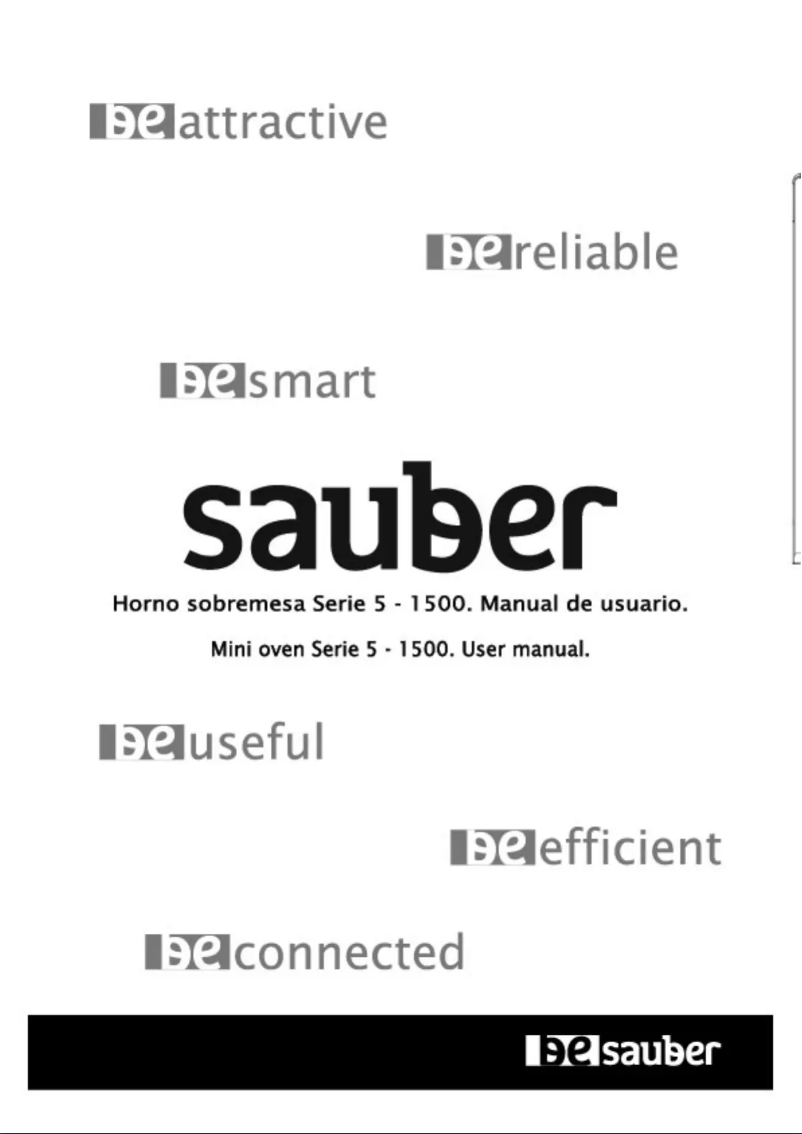 Página 1 del manual Manual de usuario Sauber SERIE 5-1500