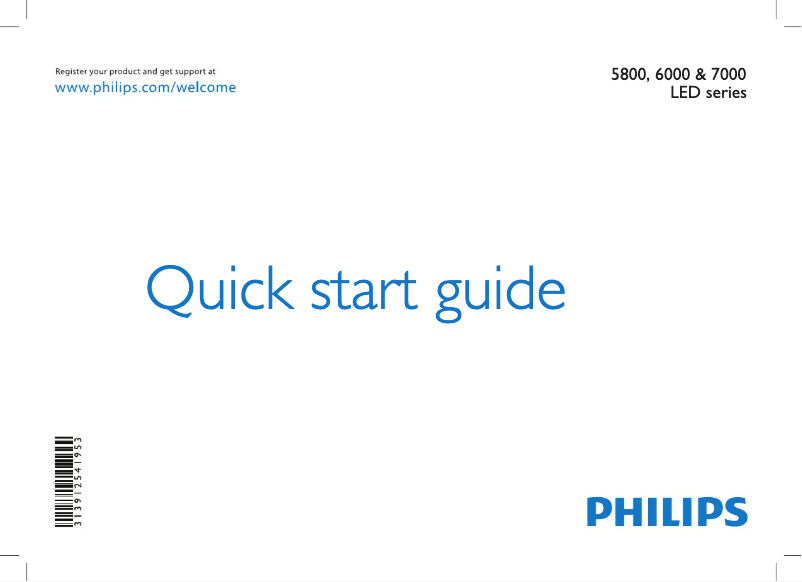 Page n°1 - Manuel utilisateur Philips 40PFL5806D